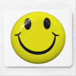 Big Yellow Smiley Face Mousepad