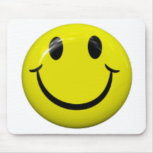 Big Yellow Smiley Face Mousepad