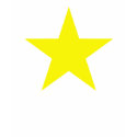 Big Yellow Star (womans fitting) t-shirts by Little_Fish_Travel Big Yellow Star (womans fitting) t-shirts