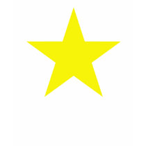 Big Yellow Star (womans fitting) t-shirts
