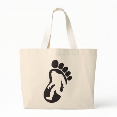 Bigfoot Tote Bag by JustaBitOfEverything