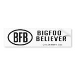 Bigfoot Believer Bumper Sticker