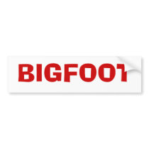 BIGFOOT bumper stickers