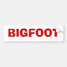 BIGFOOT BUMPER STICKERS