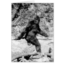 Bigfoot Greeting Card