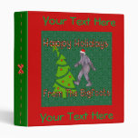 Bigfoot Christmas Binder