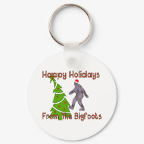 Bigfoot Christmas keychains