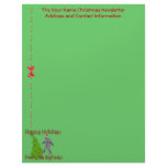 Bigfoot Christmas Personalized Letterhead