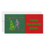 Bigfoot Christmas Photo Card