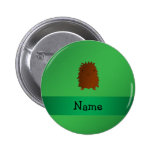 Bigfoot conocido personalizado - verde del sasquat pins