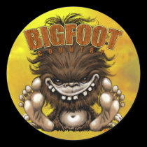 Bigfoot Country Golden Yellow Sticker stickers