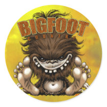 Bigfoot Country Golden Yellow Sticker