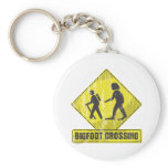 Bigfoot Crossing Keychains