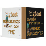 Bigfoot . . .  Duplicated Vinyl Binder