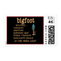 Bigfoot Enjoys Stamp
