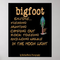 Bigfoot Enjoys Poster