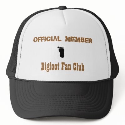 Bigfoot Fan Club Trucker Hats by mjc8693
