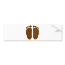 Bigfoot Feet! Bumper Sticker