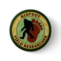 Bigfoot Field Researcher Pinback Buttons