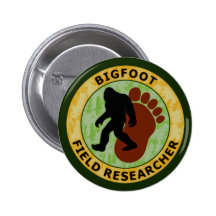 Bigfoot Field Researcher Pinback Buttons
