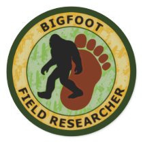 Bigfoot Field Researcher Stickers