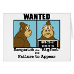 Bigfoot Greeting Card
