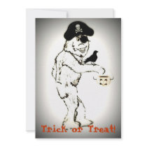 Bigfoot Halloween Invites