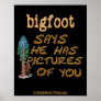 Bigfoot Has Pictures Posters
