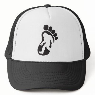 Bigfoot Trucker Hat by JustaBitOfEverything