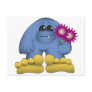 Bigfoot Holding Flowers Post Cards
