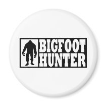 Bigfoot Hunter - Finding Bigfoot Refrigerator Magnet
