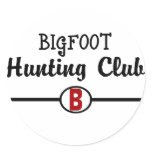 Bigfoot Hunting Club Sticker