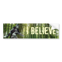 Bigfoot I Believe Bumper Sticker