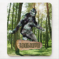 Bigfoot I Believe Mousepad