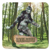 Bigfoot I Believe Sticker
