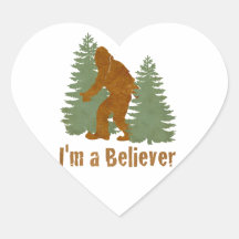 Bigfoot - I'm a Believer Stickers