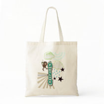 Bigfoot in P-town Tote Bag bags