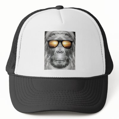 Bigfoot In Shades Hat by fivestars