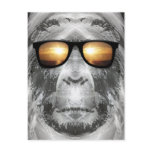Bigfoot In Shades Post Card