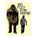 Bigfoot Is My Friend Postcards