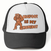 Bigfoot Is My Homeboy Mesh Hat