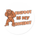 Bigfoot Is My Homeboy Stickers