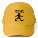 Bigfoot Jogging Society Cap hats by CabinCrazyOne Bigfoot Jogging Society Cap hats