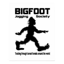 Bigfoot Jogging Society Poster posters