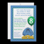 Bigfoot Kids Birthday Party Invitation