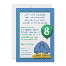 Bigfoot Kids Birthday Party Invitation