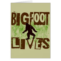 Bigfoot Lives Card