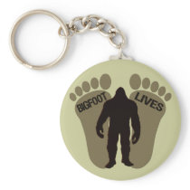 Bigfoot Lives Keychain
