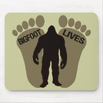 Bigfoot Lives Mousepads