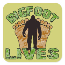 Bigfoot Lives Sticker